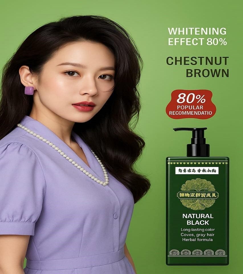 Korean 3-1 Hair Dye Shampoo