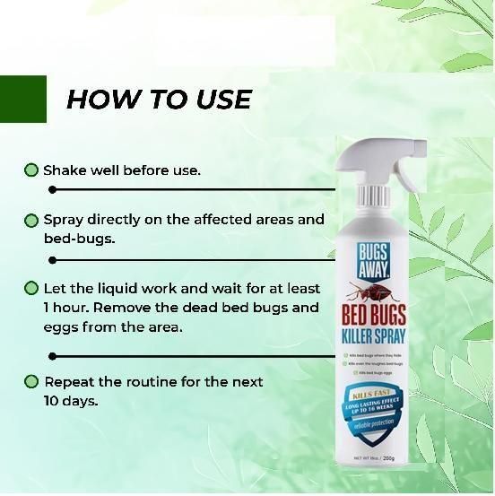 Non-Toxic Bedbug killer spray (Buy 1 Get 1 Free)