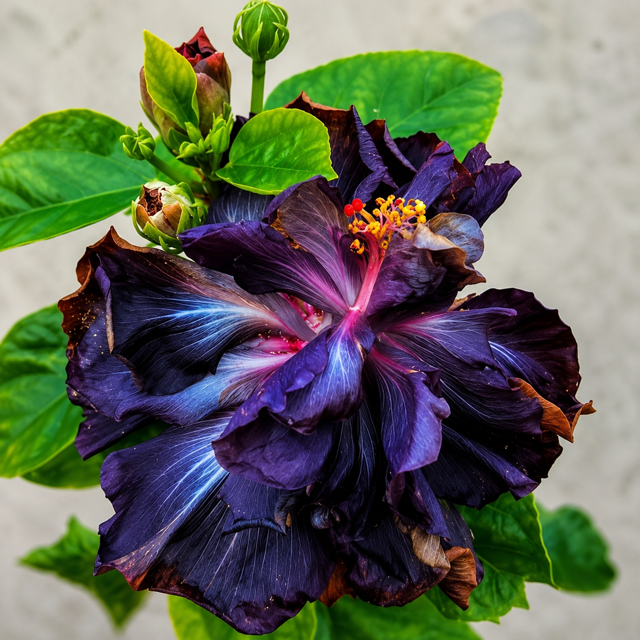 Formosa Black Pearl Hibiscus Plant