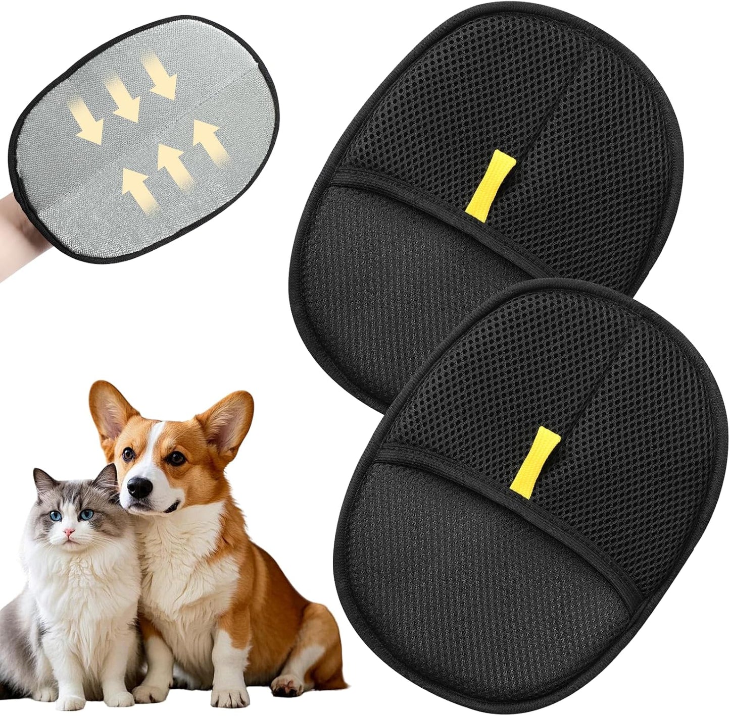 Magic Pet Grooming & Deshedding Glove ( Buy 1 Get 1 Free)