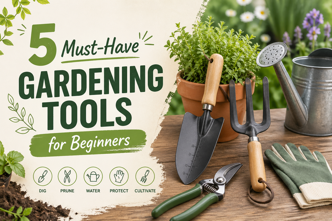 5 Must-Have Gardening Tools for Beginners