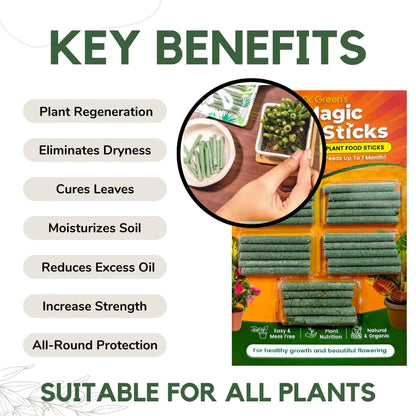 Plant Grow Fertilizer Sticks (Buy 1 Get 1 Free)