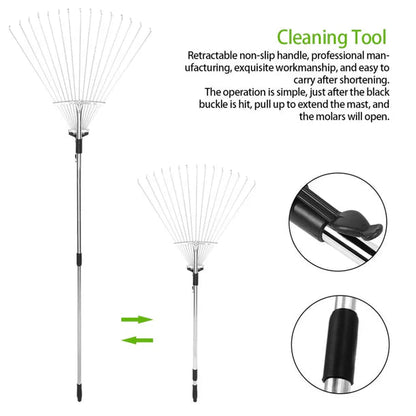 Versatile Telescopic Garden Rake
