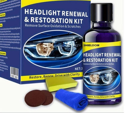 Headlight Renewal and Restoration Kit 200 ml Pack of 2
