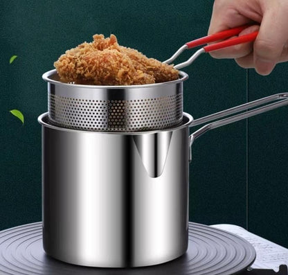 Japanese Deep Fryer Pot with Strainer Basket🍟