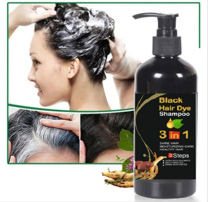 BLOSDREAM Black Hair Shampoo (Pack of 2)