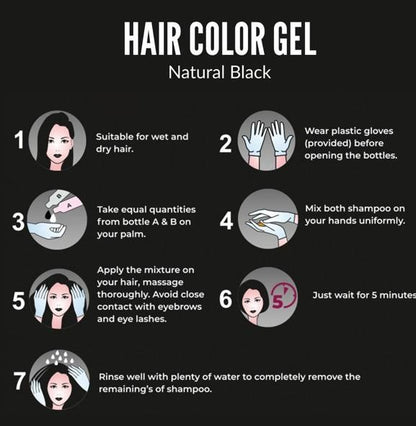 Hair Color Gel (Buy 1 Get 1 Free)