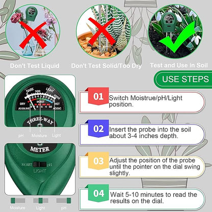 3-in-1 Soil Tester