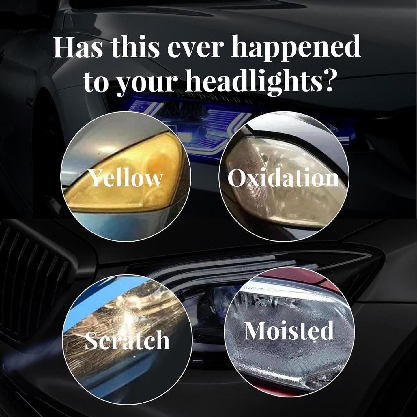 Car Headlight Repair Fluid, Scratch Remover (BUY 1 GET 1 FREE)