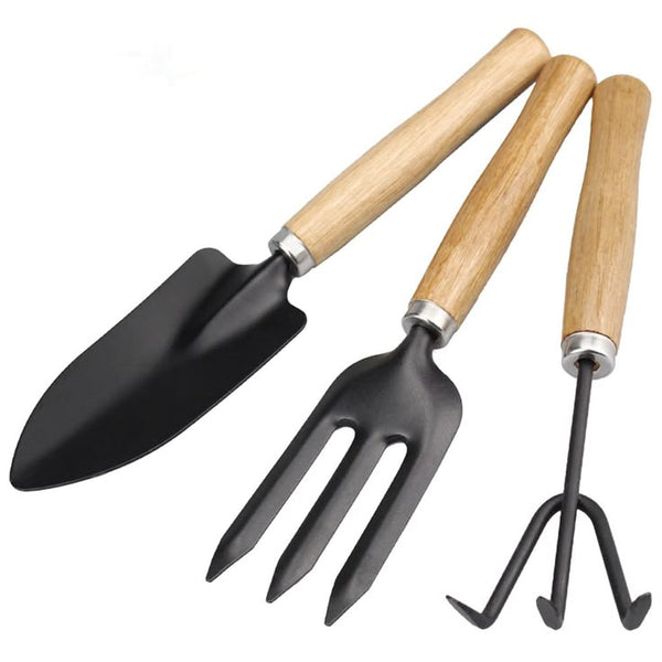Multi-Purpose Gardening Tool Set – Soil Cultivator, Trowel & Fork (Set Of 3)