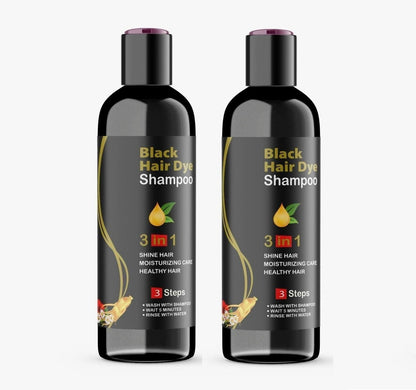 BLOSDREAM Black Hair Shampoo (Pack of 2)