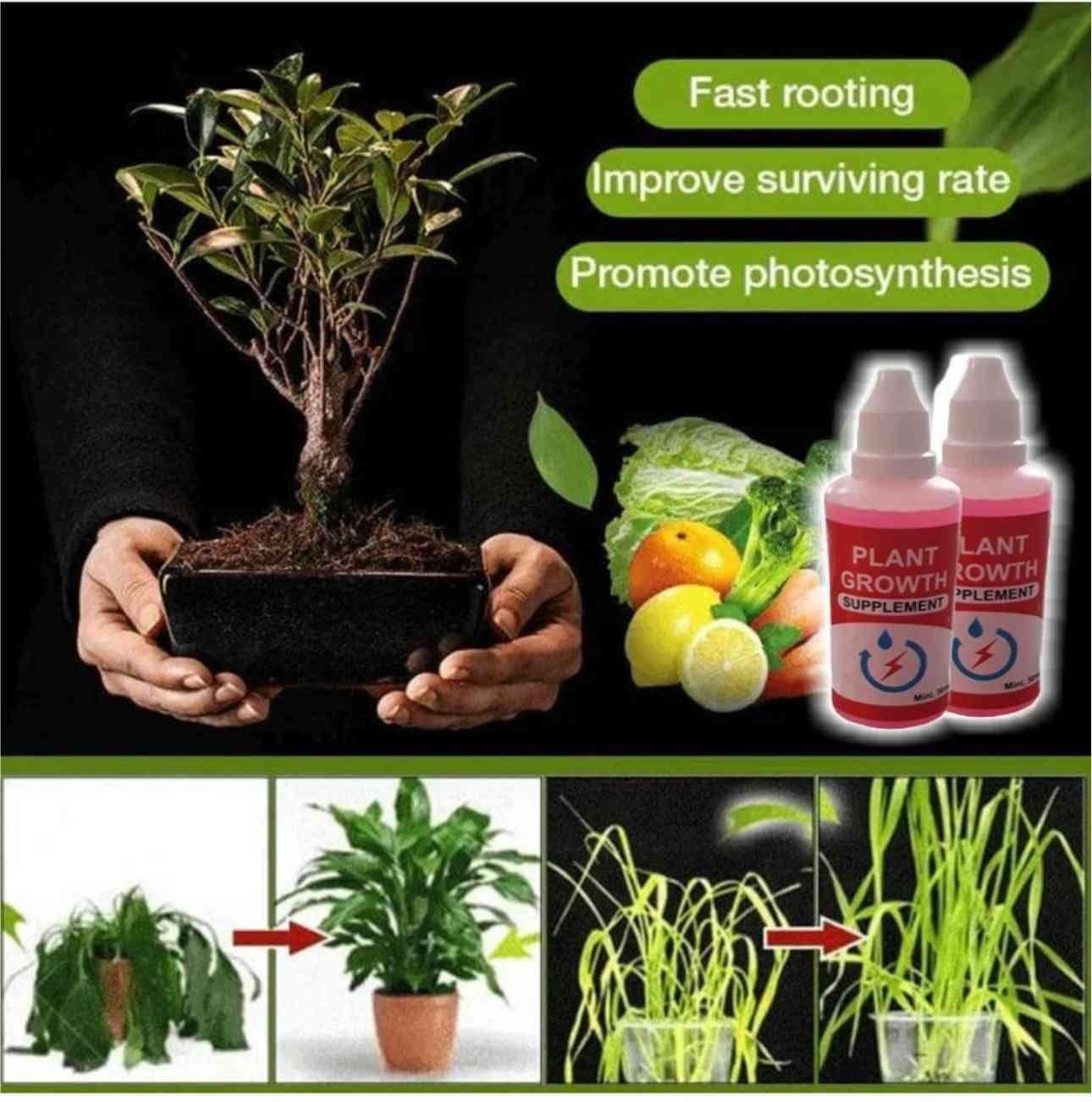 Plant Growth Enhancer Supplement(Pack Of 2)
