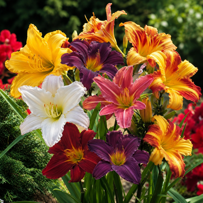 Daylily Flower Bulbs (Mix Colour )