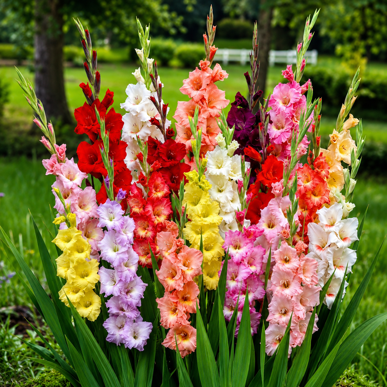 Gladiolus Lily  Mix Colour Bulbs