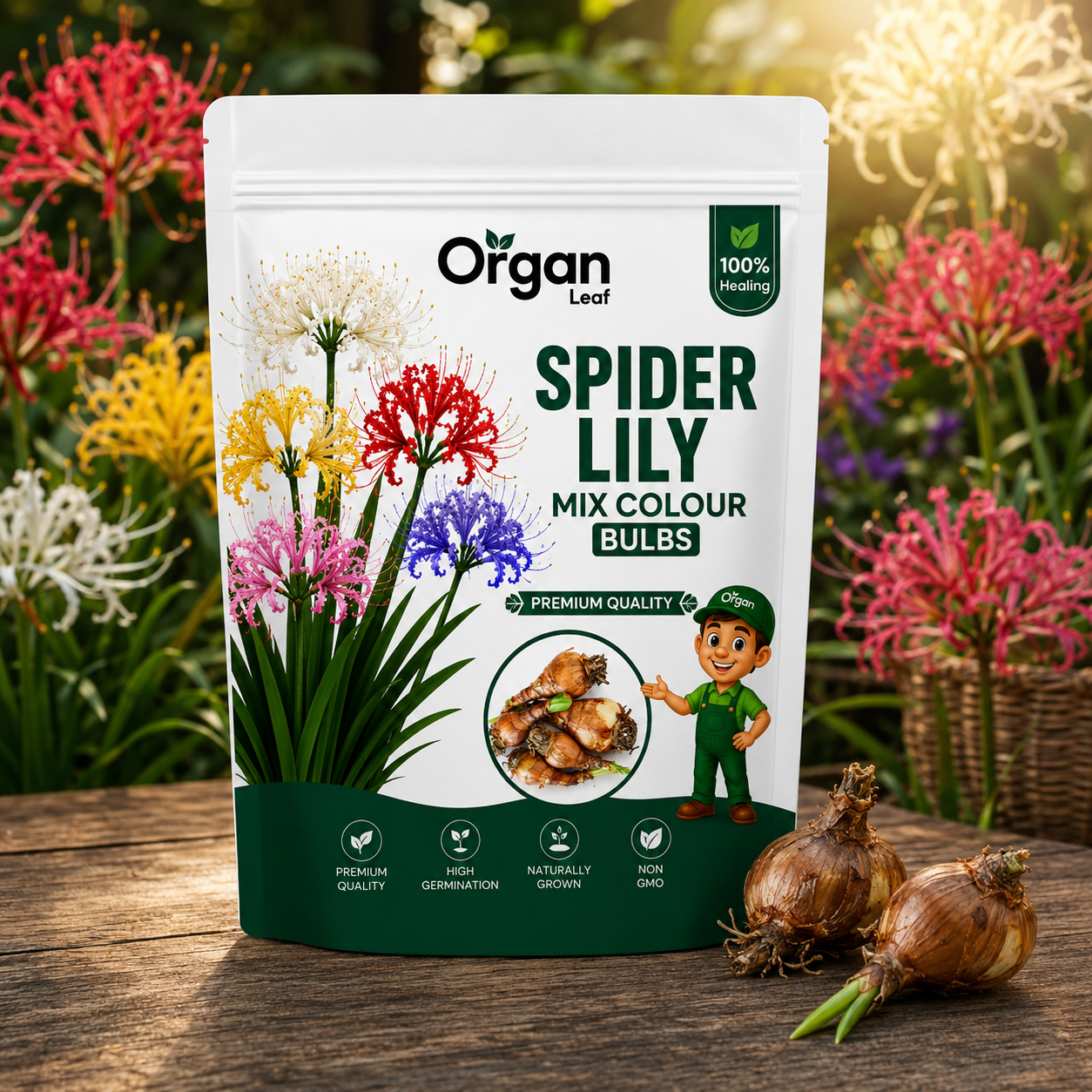 Spider Lily Mix Colour Bulbs