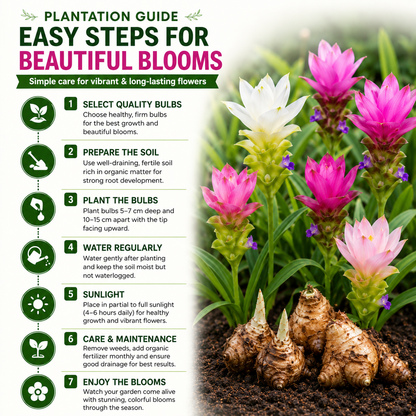 Curcuma Lily Bulb (Mix Colour )