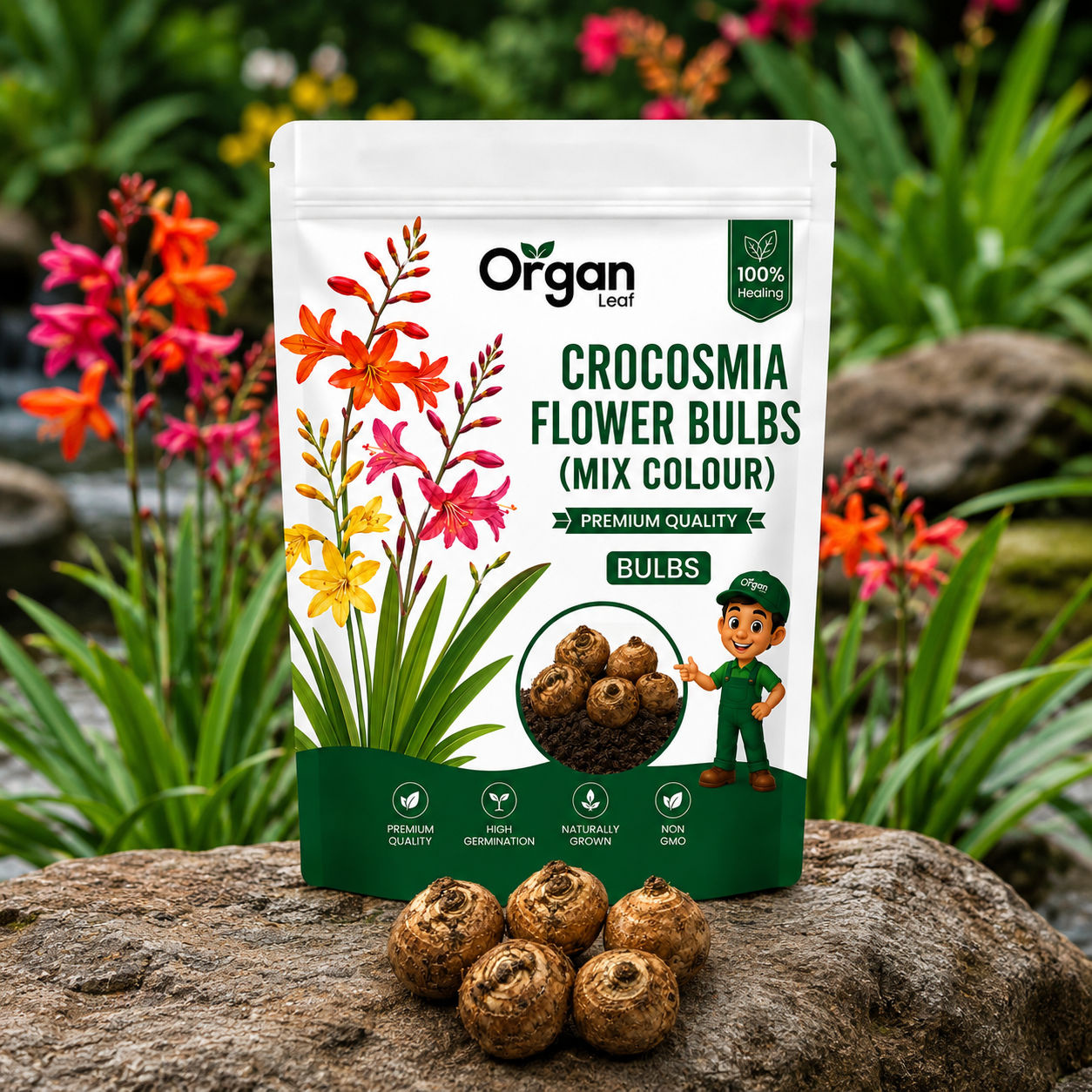 Crocosmia Flower Bulbs ( Mix Colour )