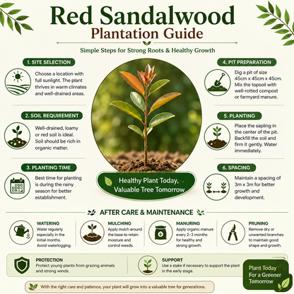 Red Sandalwood Live Plant