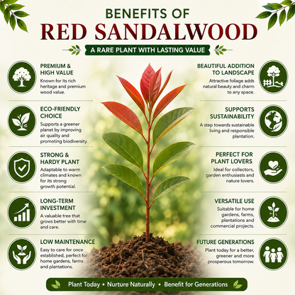 Red Sandalwood Live Plant