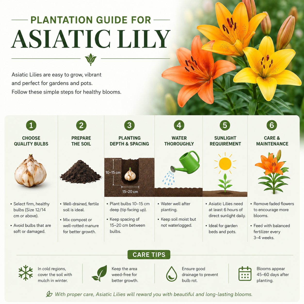 Asiatic Lily Bulbs