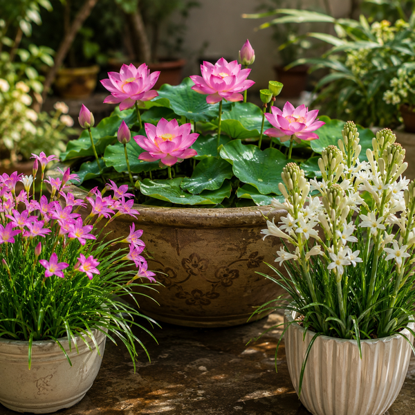 Monsoon Flowers  Bulbs Combo
