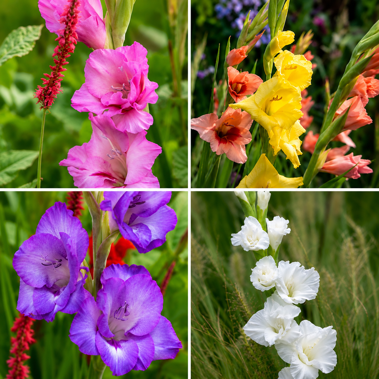Gladiolus Lily  Mix Colour Bulbs