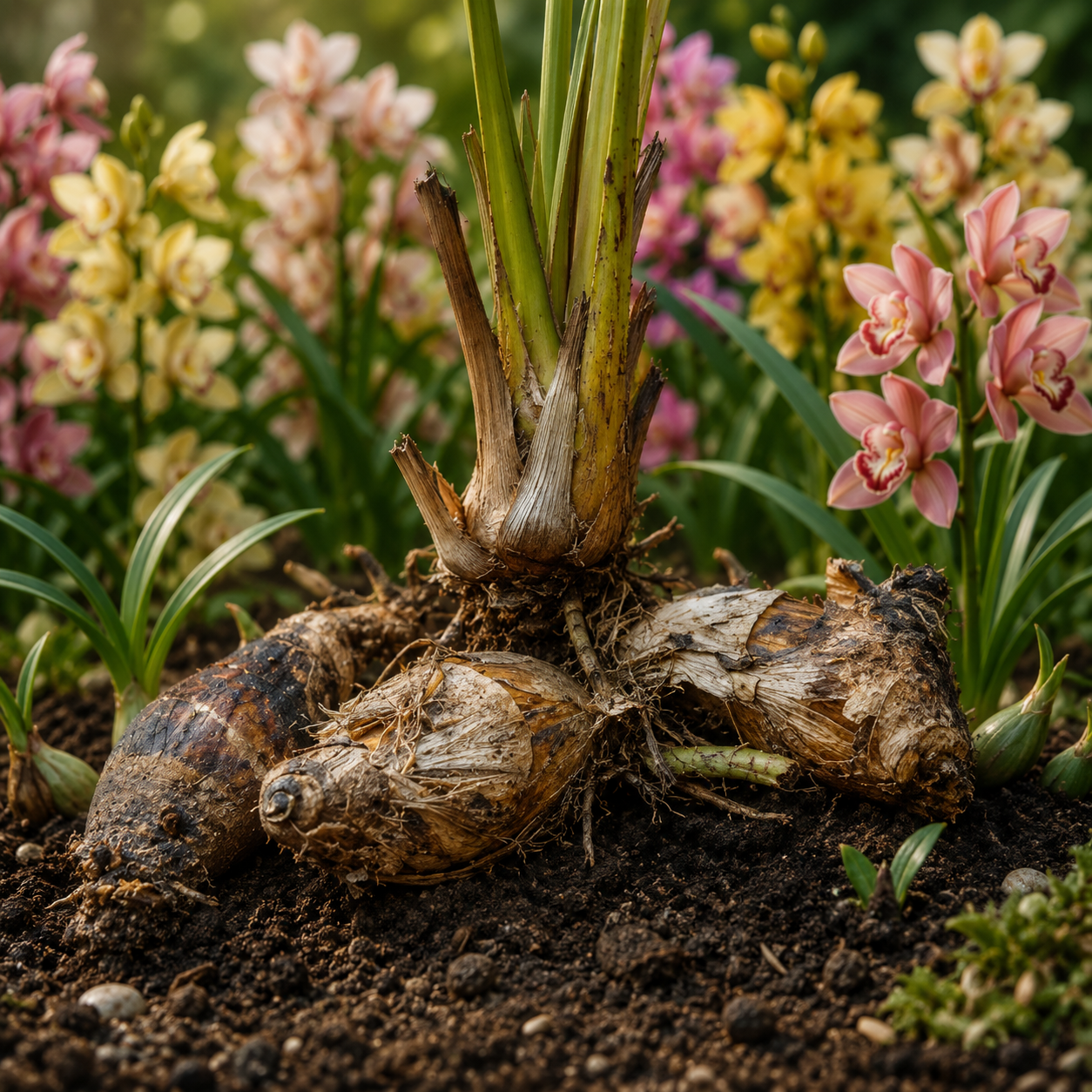 Cymbidium Orchid Flower Bulbs