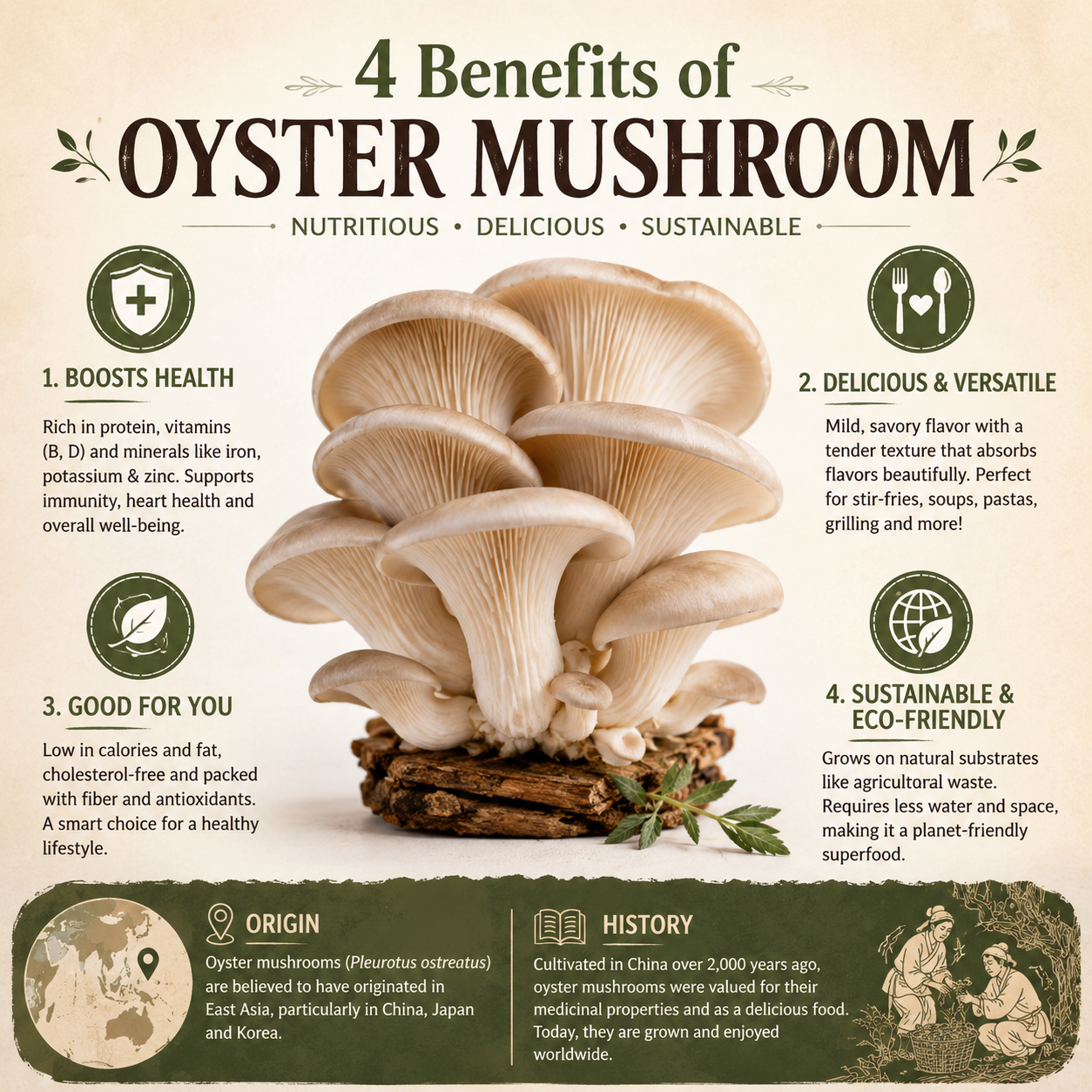 Oyster Mashroom Seeds