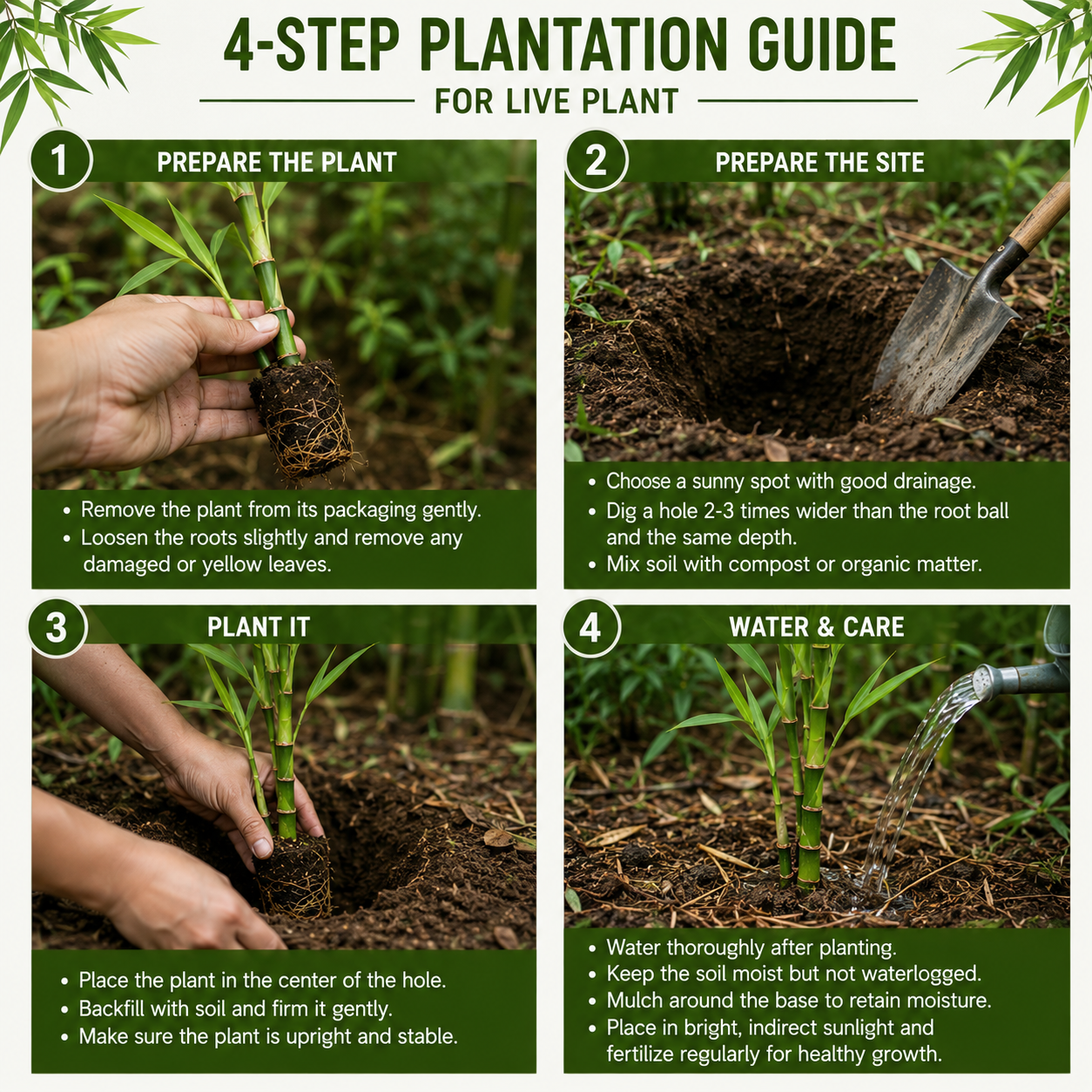 Giant Bamboo Live Plant