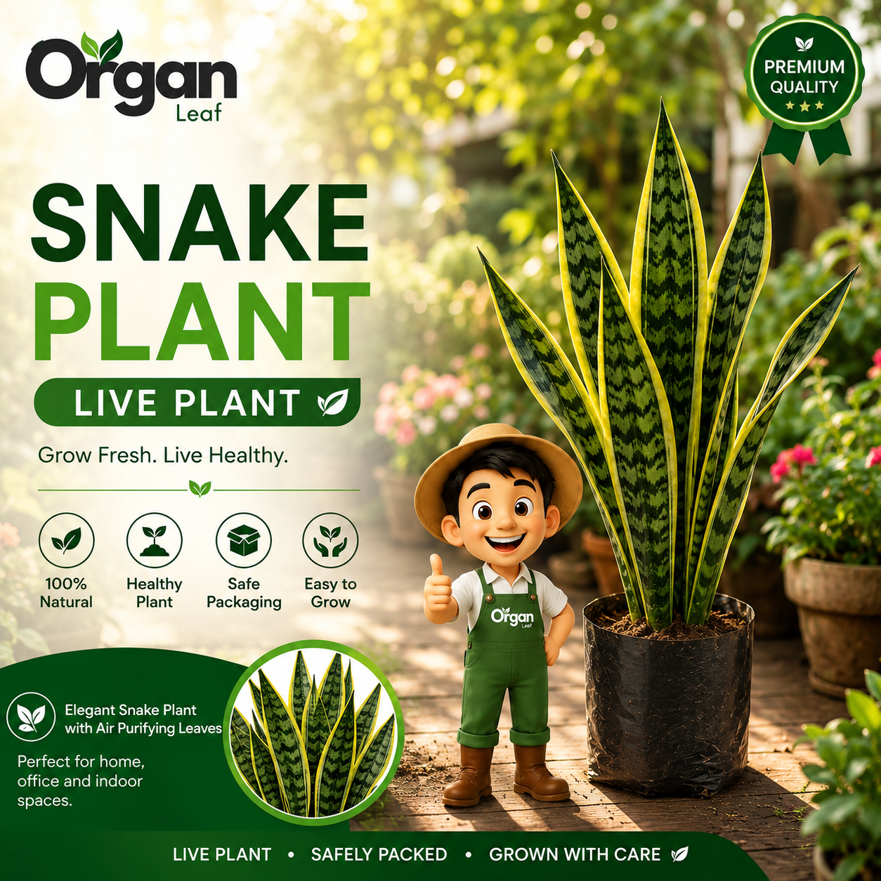 Snake Live Plant