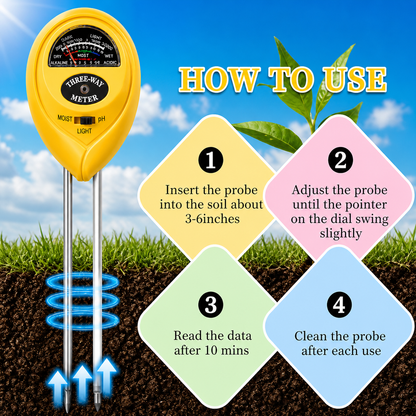 3-in-1 Soil Test Meter