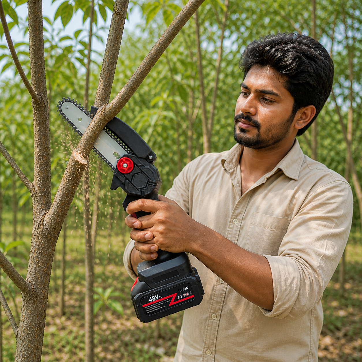 Cordless Mini Wood Cutter
