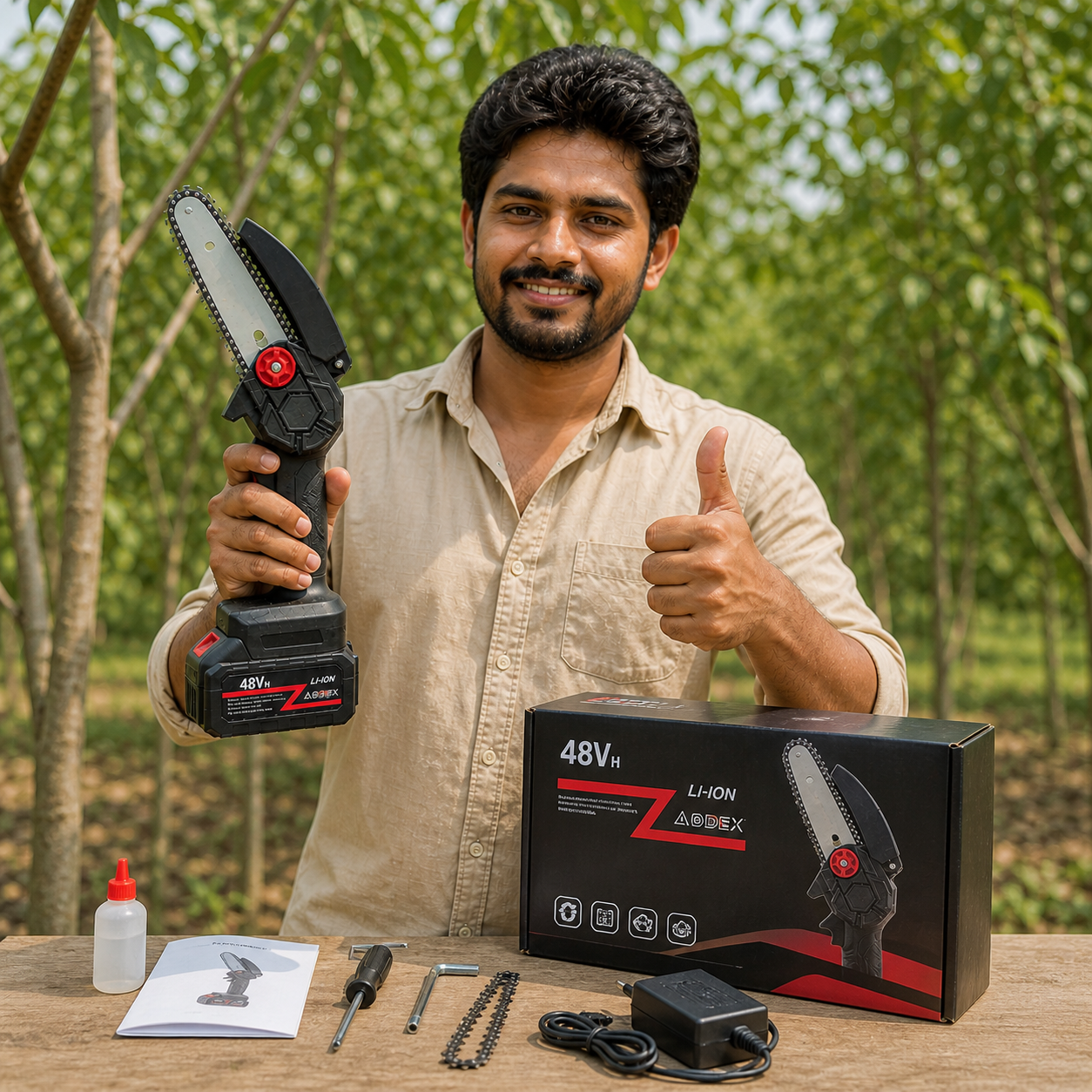Cordless Mini Wood Cutter
