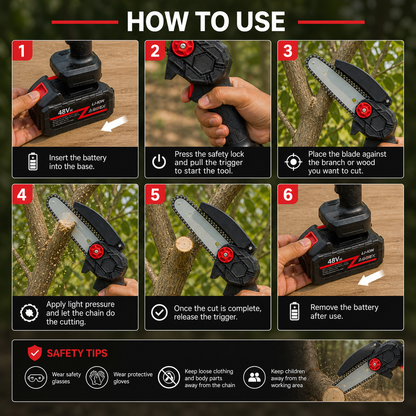 Cordless Mini Wood Cutter