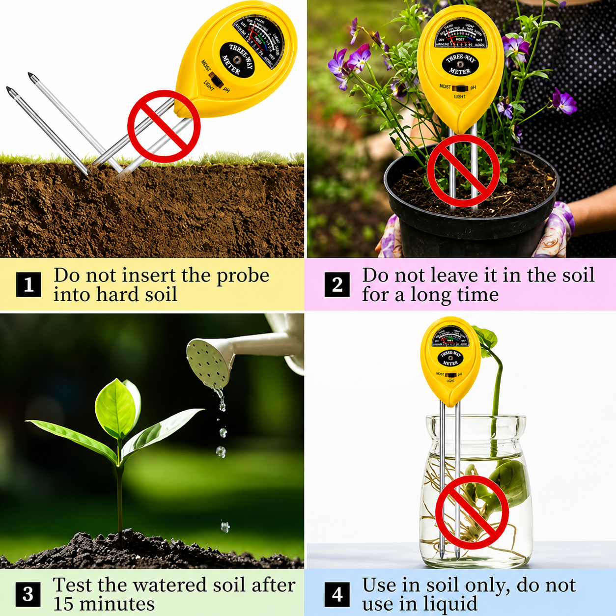 3-in-1 Soil Test Meter