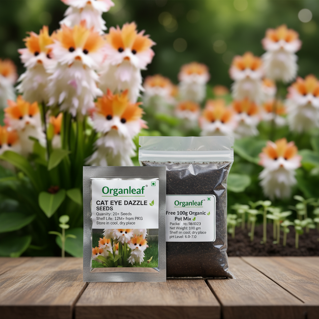 ✨ Cat Eye Dazzle Seeds 🌱 + Free 100g Organic Pot Mix ✨
