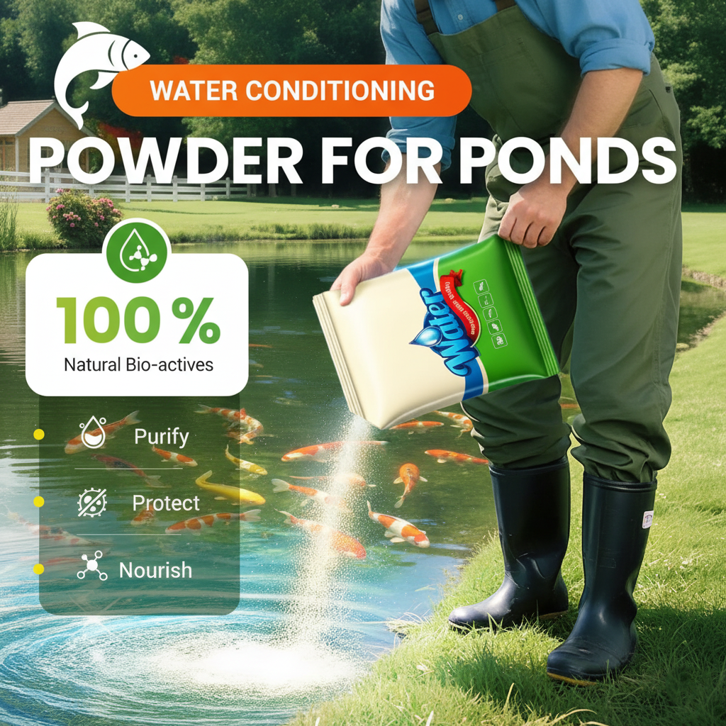 Premium Water Care Powder 💧| Total Water Clarity & Algae Control 🐟