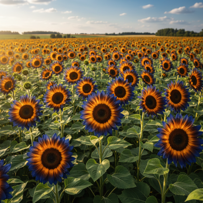 Blue Flame Sunflower Seeds🌻 + 100 Grams Organic Pot Mix Free🌱