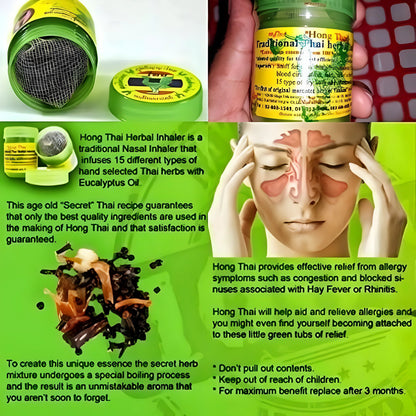 Hong Thai Traditional Herbal Inhaler 🌿🌬️(Buy 1 Get 1 Free)