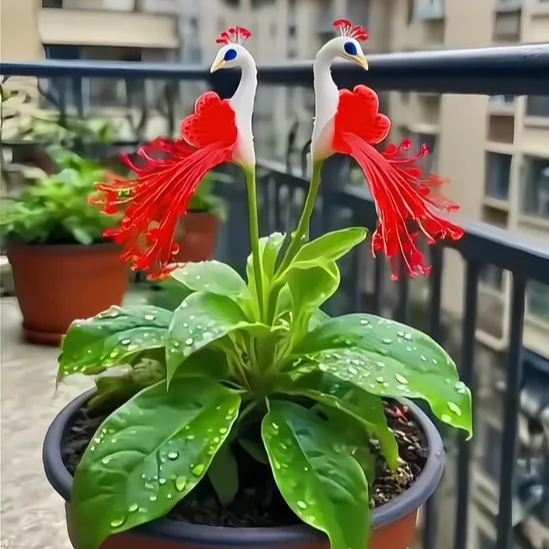 Imported Peacock Flower Seeds🌺🌿 + 100g Pot Mix Free