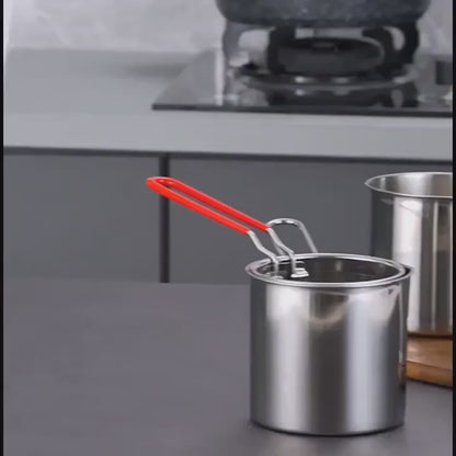 Japanese Deep Fryer Pot with Strainer Basket🍟