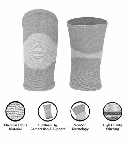 Bamboo Charcoal Elastic Warm Knee Sleeves